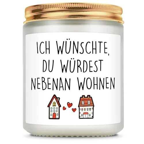 Giftasy Geburtstagsgeschenk für Frauen - Duftkerze mit Spruch, Geschenke für Frauen, Beste Freundin Geschenke, Geschenke Freundin Schwester Geburtstag Weihnachten Weihnachtsgeschenke