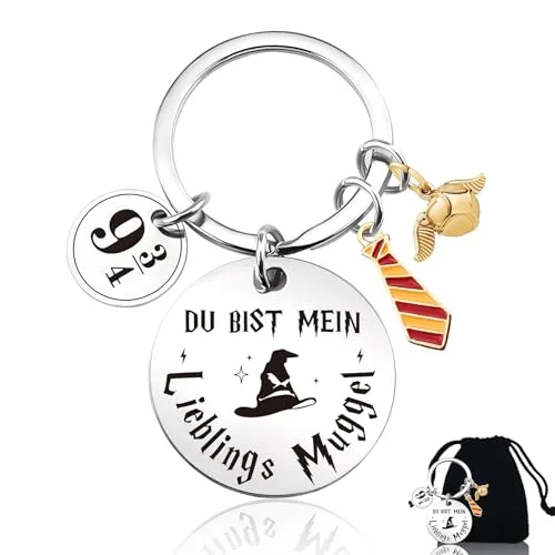 Luckeey Personalisiert Schlüsselanhänger Zauber Thema, Adventskalender Füllung Frauen Kinder, Beste Freundin Geschenke für Freundin, Tochter Geschenke, Weihnachtsgeschenke für Freundin Freund Familie