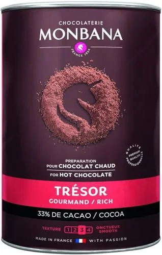 Monbana Trinkschokolade Rich & Creamy Chocolate Mix ('Tresor de Chocolat') 1000g