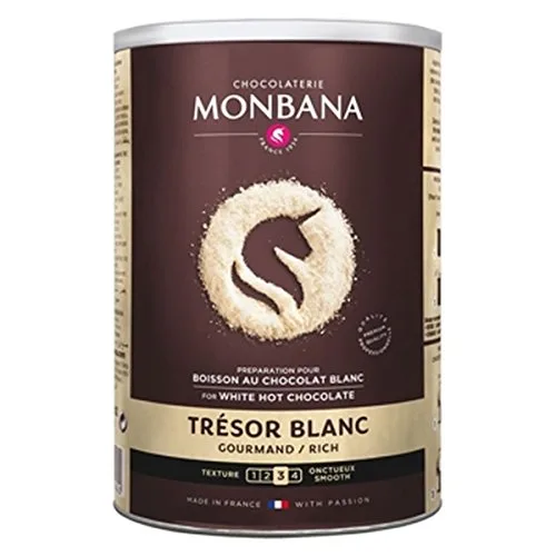 MONBANA - Trésor Blanc - 500 Gramm - weiße Trinkschokolade