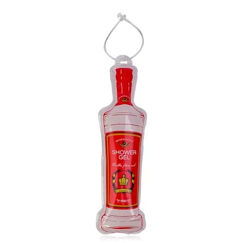 Accentra Maxi-Duschgel VODKA FLAVOR in Vodkaflaschen-Optik inkl. Aufhänger, 200ml Duschgel mit Vodka Flavor Duft - fantastische Geschenkidee für Vatertag, Geburtstag oder Ostern