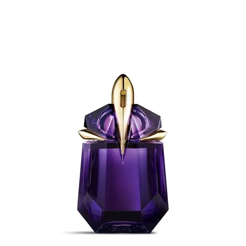 MUGLER Alien Eau de Parfum für Damen, Holzig-blumiges Parfum duftet nach Amber, Außergewöhnliches Duftspray, Nachfüllbar