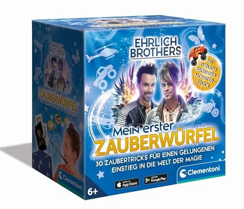 Clementoni Ehrlich Brothers Mein erster Zauberwürfel - Equipment für Zaubertricks - Zauberbox als Einstieg in die Magie - Zauberkasten für Kinder ab 6 Jahren 59408