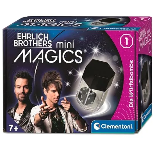 Clementoni Ehrlich Brothers miniMagics Die Würfelbombe - Zaubertrick für Kinder ab 7 Jahren - Mini-Zauberkasten als Einstieg in die Magie & Illusion - 59387