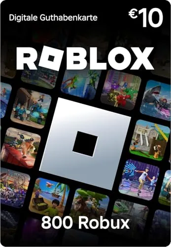 Roblox-Geschenkgutschein |800 Robux Guthaben | inklusive exklusivem virtuellem Item| Digital Code für Smartphones, Computer, Tablets, Xbox One, Xbox Series X|S, Oculus Rift et HTC Vive)