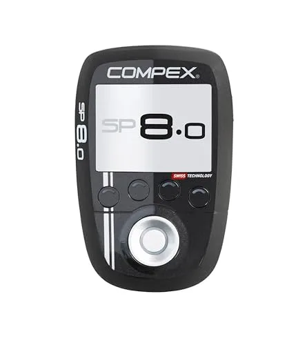 Compex Unisex muskelstemningsstyring enhed Compex Sp 8,0 Muskelstimmulations Ger t, Schwarz, STANDARD EU