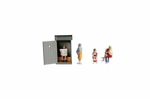 NOCH® Klogeschichten, handkolorierte Miniaturfiguren für Spur H0, Modellbau und Dioramen
