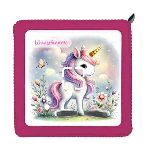 Personalisierter Schutzaufkleber für Toniebox – Wähle Dein Wunschmotiv – Wasserfest und langlebig - Hochwertiges Vinyl - Passgenau und Selbstklebend (Einhorn 2)