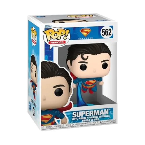 Funko Pop! DC: Superman 2025 - Superman - Vinyl-Sammelfigur - Geschenkidee - Offizielle Handelswaren - Spielzeug Für Kinder und Erwachsene - Movies Fans - Modellfigur Für Sammler