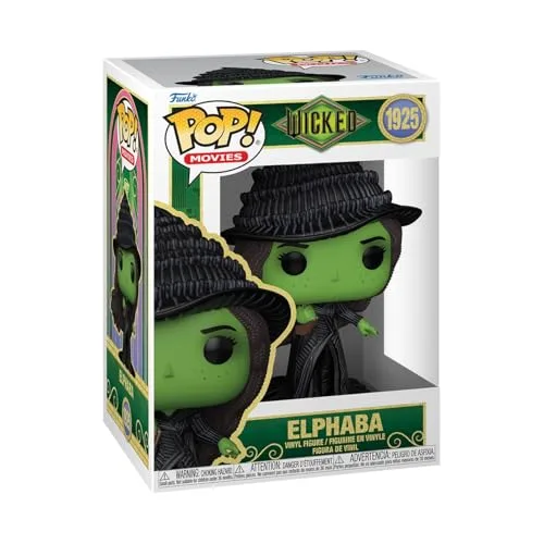 Funko Pop! Movies: Wicked: for Good - Elphaba - Vinyl-Sammelfigur - Geschenkidee - Offizielle Handelswaren - Spielzeug Für Kinder und Erwachsene - Movies Fans