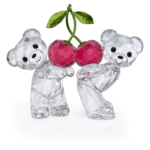 Swarovski Kris Bär Immer zusammen, Detailverliebter Bär aus Mehrfarbigem, Strahlendem Kristall