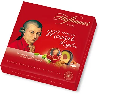 Hofbauer Wien, Mozartkugeln 200 g, Zartbitterschokolade