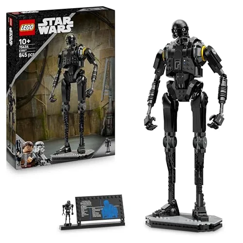 LEGO Star Wars 75434 Sicherheitsdroide K-2SO – Figur zum Bauen & Ausstellen, BAU-Spielzeug, Sammler-Modell mit Infotafel – Geschenk für Jungen, Mädchen und Erwachsene Andor-Fans