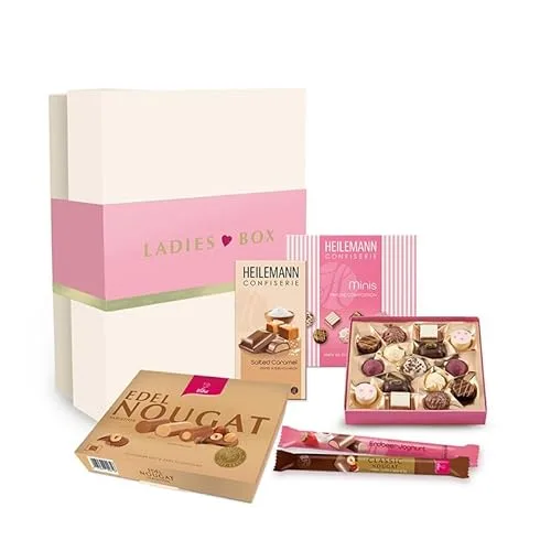 Geschenkbox mit Schokolade, Nougat und Pralinen (Ladies Box)